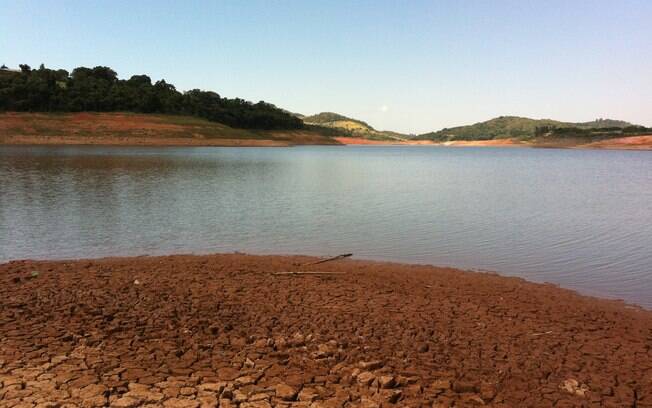 Represa do Jaguari, na cidade de Vargem, em foto de setembro. Foto: Luiz Augusto Daidone/Prefeitura de Vargem