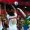 Deonise marca gol para o Brasil na Arena Excel. Foto: AFP