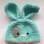 Touca de coelhinho é uma opção divertida para fantasiar seu filho na páscoa. Foto: Pinterest/Amy Loves Crafts