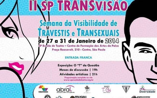 Semana de eventos celebra o dia da visibilidade trans, em 29 de janeiro