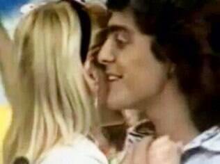 Xuxa e Junno em foto antiga