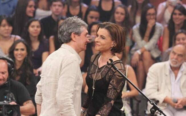 Serginho Groisman e Marina Lima
