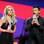 Britney Spears participa de festival em Las Vegas, ao lado do apresentador Ryan Seacrest. Foto: Getty Images