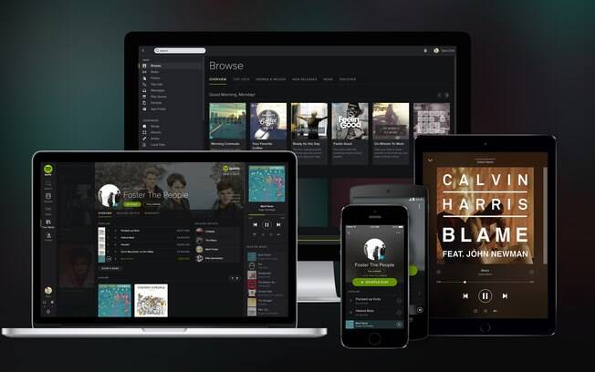 Spotify é um serviço de streaming de música e%2C em breve%2C também de podcast e vídeos%2C compatível com diferentes sistemas e dispositivos