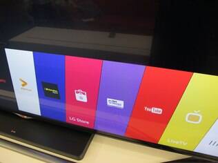 Barra é área de trabalho das TVs com WebOS