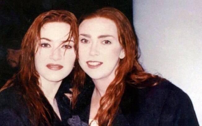 Kate Winslet e sua Sarah Franzl em Titanic