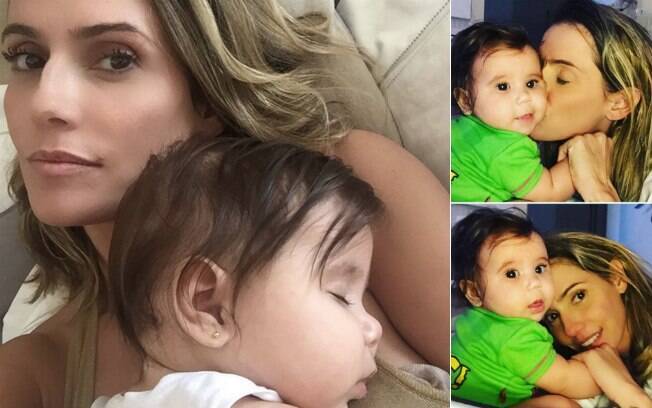 Deborah Secco costuma postar fotos com a filha Maria Flor nas redes sociais