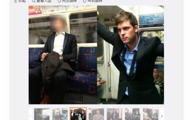 Imagens foram retiradas de site britânico que permite a usuários postar fotos de passageiros do sexo masculino que julguem atraentes