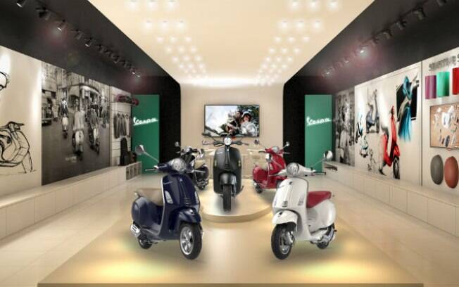 Piaggio Vespa vai inaugurar loja no Shopping JK Iguatemi no dia 22. Em novembro,  abrirão outras nas ruas de São Paulo