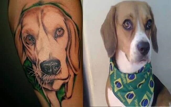 Tatuagem do filho da Zilda Santos