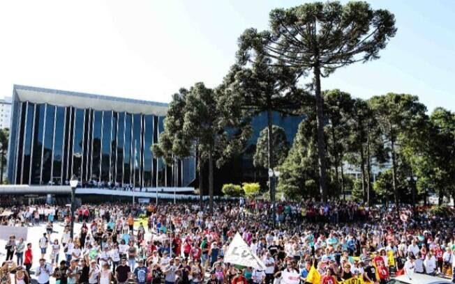 Professores do Paraná em greve