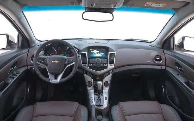 Interior do Chevrolet Cruze