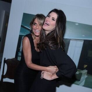 Isabella Fiorentino se divertiu com a amiga aniversariante