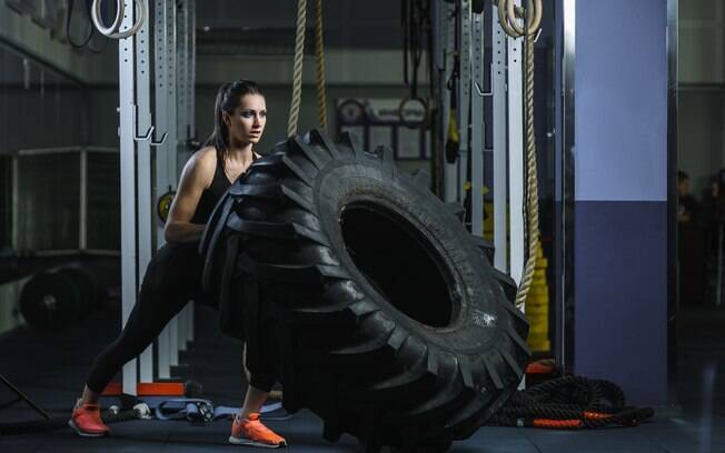 Pneus vão muito além do crossfit Pneus vão muito além do crossfit