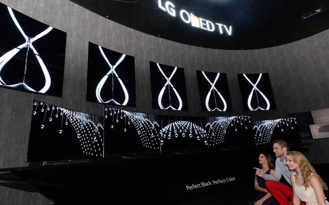 TVs OLED com resolução 4K da LG chamaram atenção pela qualidade de imagem