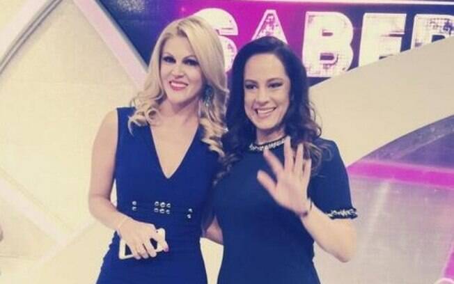 Silvia Abravanel dá entrevista no programa