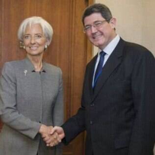 O ministro Joaquim Levy se reuniu com a diretora-gerente do FMI, Christine Lagarde