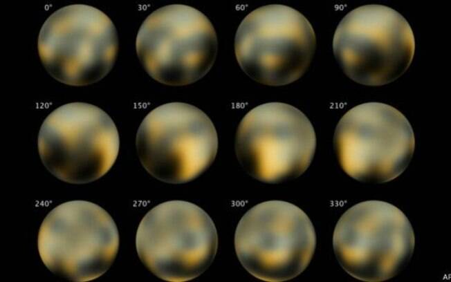 Diversos ângulos de Plutão capturados pelo telescópio Hubble