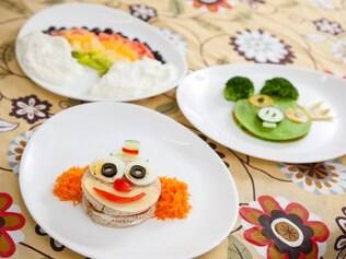 Comida divertida para crianças