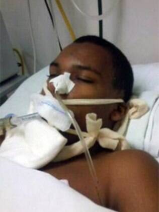 Peterson Ricardo de Oliveira, 14, estava em coma desde a última semana