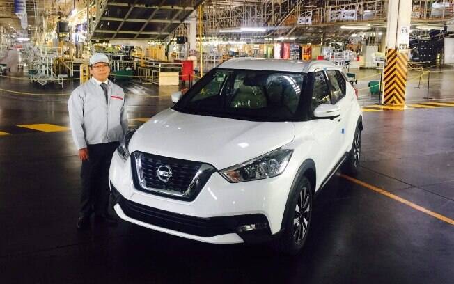 Nissan Kicks na linha de montagem no México