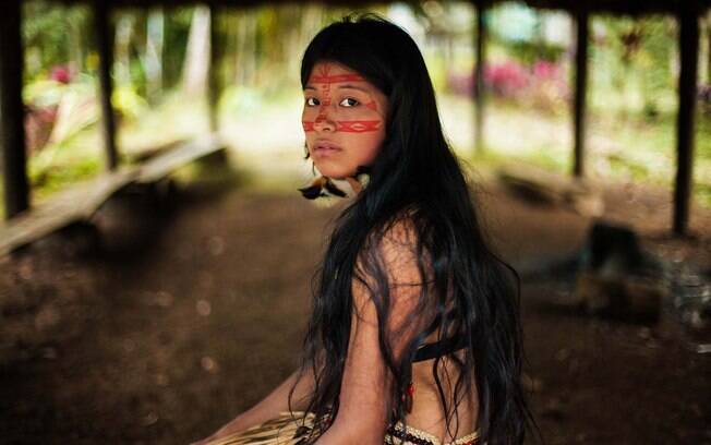 Mulher Quechua, na Floresta Amazônica 