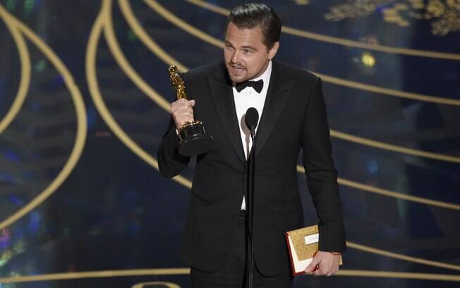 Leonardo DiCaprio ganhou o Oscar de melhor ator por