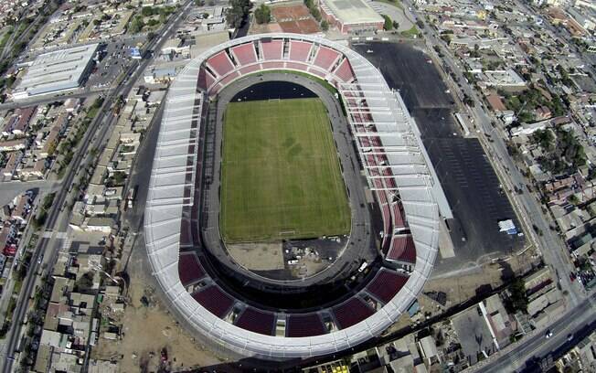 O estádio La Portada, em Serena, tem capacidade para 18.500 pessoas e três jogos da primeira fase acontecerão no local.. Foto: Agencia Uno via AP