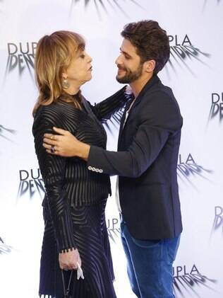Glória Perez e Bruno Gagliasso