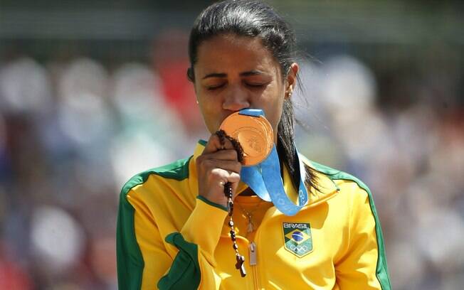 Juliana Santos, o único ouro do atletismo brasileiro em Toronto