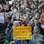 Em Frankfurt, milhares de pessoas foram às ruas. Foto: AFP