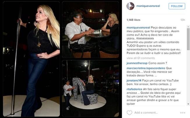 Monique Evans sugere ter sido enganada por Marlene Mattos: