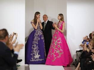 Oscar De La Renta apresenta sua coleção Outono/Inverno 2013 na Semana de Moda de Nova York