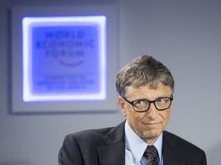 Bill Gates, de 58 anos, é o segundo homem mais rico do mundo segundo a revista Forbes