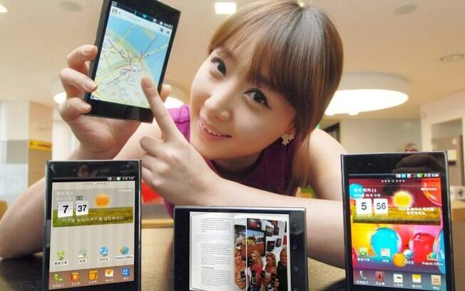 Smartphone da LG, Optimus Vu tem tela de 5 polegadas em proporção 4:3