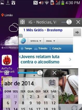 QSlide permite abrir vários aplicativos na tela