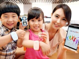 Na Coreia do Sul, LG lança pulseira inteligente para pais monitorarem seus filhos
