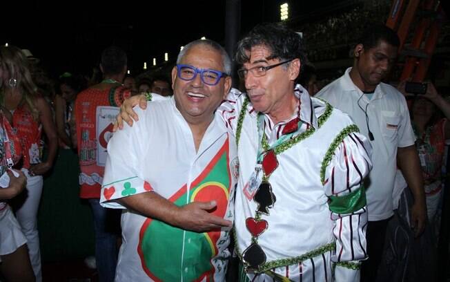 Paulo Betti (dir.) e Jayder Soares (esq.)