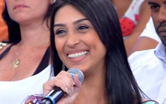 Amanda participou da plateia do programa 'Encontro com Fátima Bernardes' em 2014