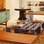 Mais uma vez, pallets assumem posição de destaque nas mostras de decoração brasileiras. Foto: Divulgação