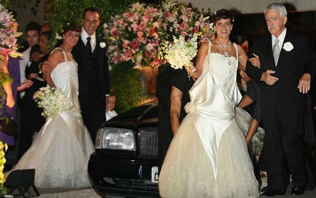 A filha de Ana Maria Braga, Mariana Maffei, usou um vestido criado por Lino Villaventura para se casar em 2010, que lembrava os modelos da década de 20