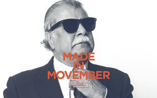 Movember acontece todo mês de novembro