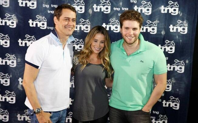 Danielle Winits, Marcello Antony e Thiago Fragoso no terceiro dia de Fashion Rio