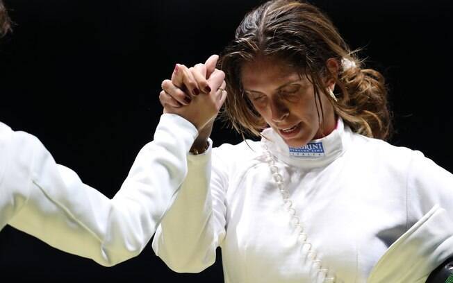 Nathalie Moellhausen caiu nas quartas na esgrima, mas resultado é o melhor da história do Brasil na modalidade. Foto: Flavio Florido/COB