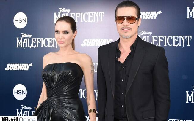 Brad Pitt curtia a pré-estreia de 'Malévola', estrelado pela mulher, ao lado de Angelina...