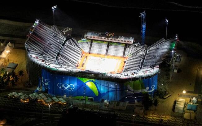 Arena do Vôlei de Praia, em Copacabana