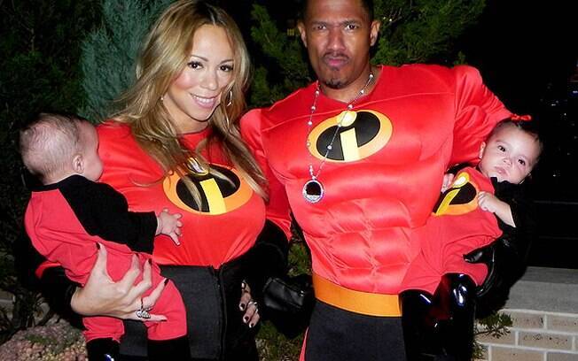 Mariah Carey deu a luz aos gêmeos Monroe e Moroccan quando completou 42 anos
