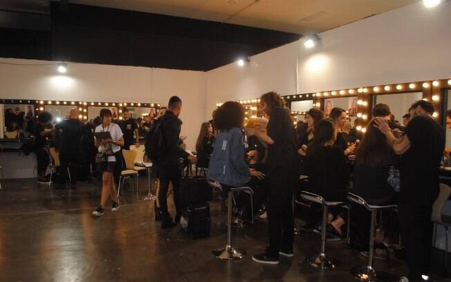 Backstages da SPFW