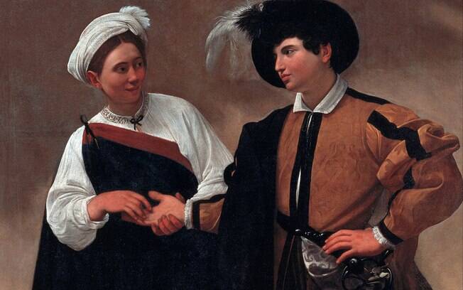 Pintura de Caravaggio representa vidente ao ler a mão