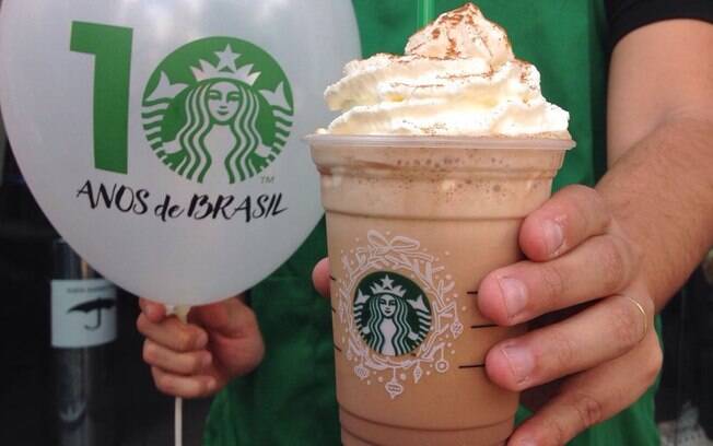 Starbucks completa 10 anos no Brasil com ação promocional aos consumidores